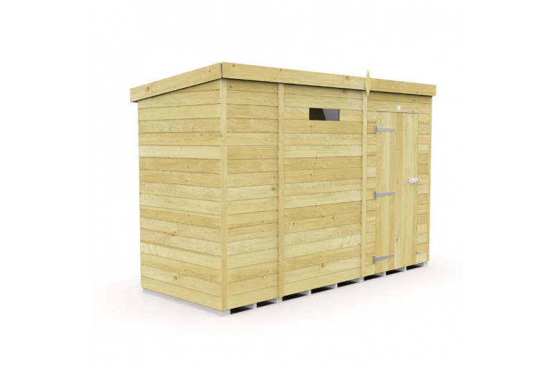 9ft x 4ft Pent Security Shed