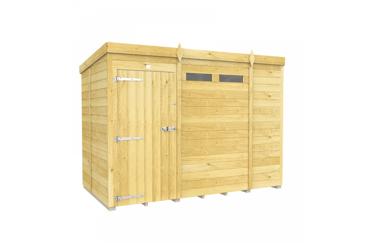 9ft x 5ft Pent Security Shed