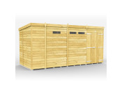 13ft x 6ft Pent Security Shed