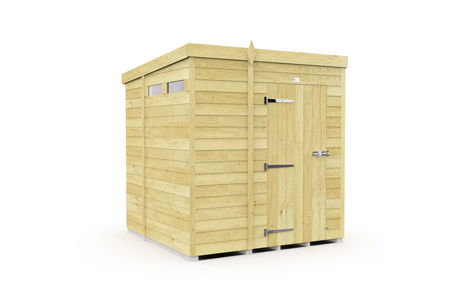 7ft x 6ft Pent Security Shed