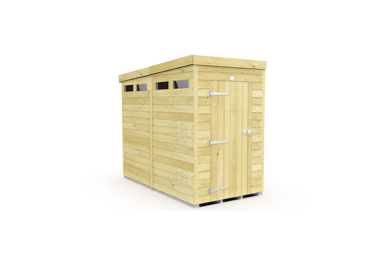 4ft x 8ft Pent Security Shed 4ft x 8ft Pent Security Shed
