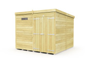 7ft x 8ft Pent Security Shed