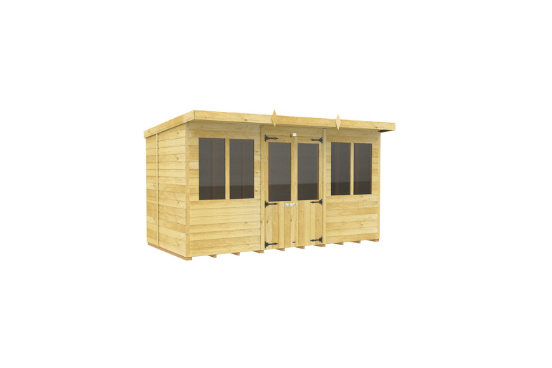 12ft x 6ft Pent Summer House 12ft x 6ft Pent Summer House