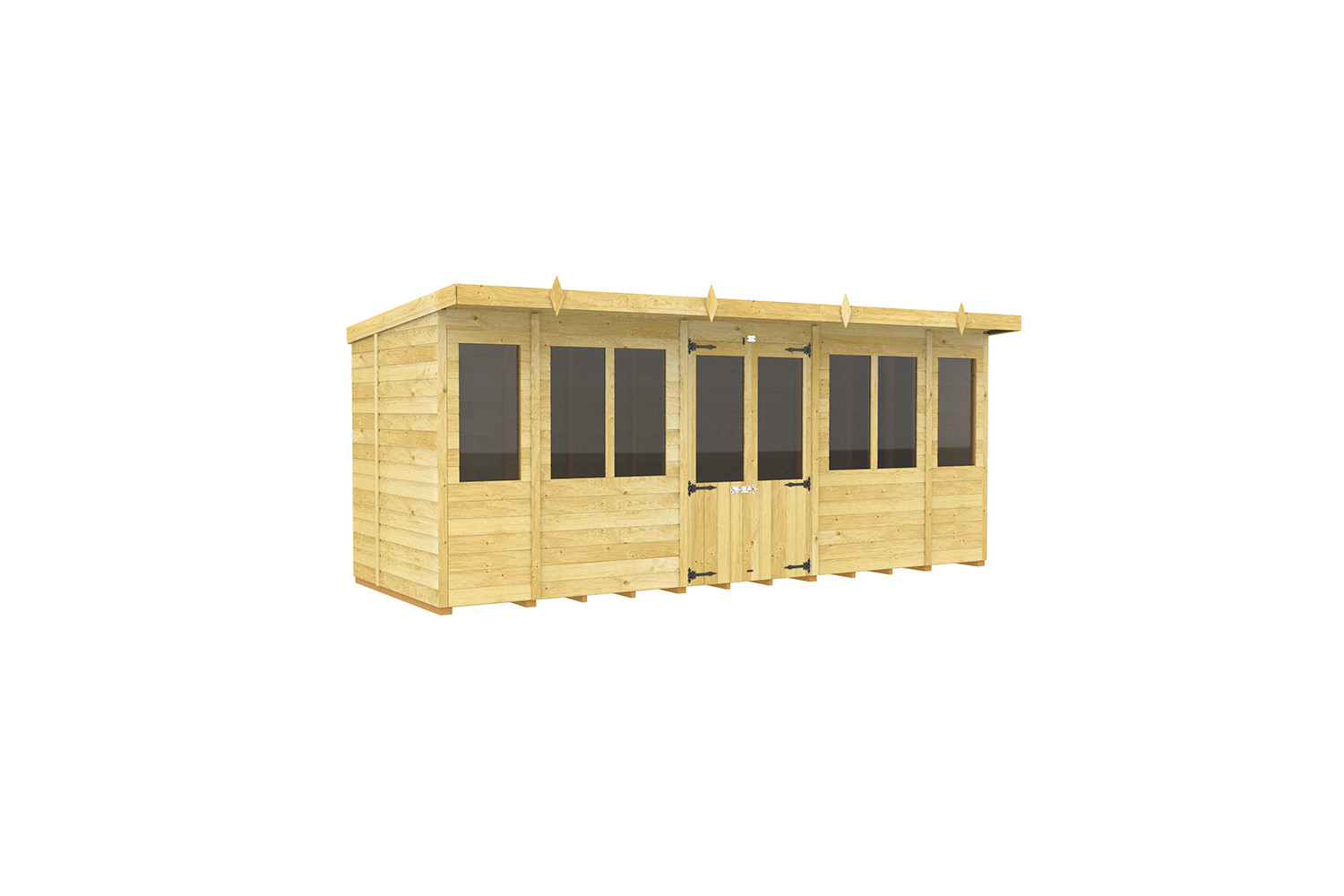 16ft x 6ft Pent Summer House