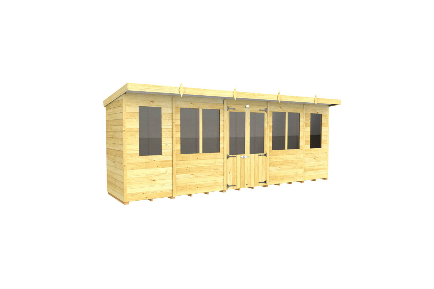 18ft x 4ft Pent Summer House