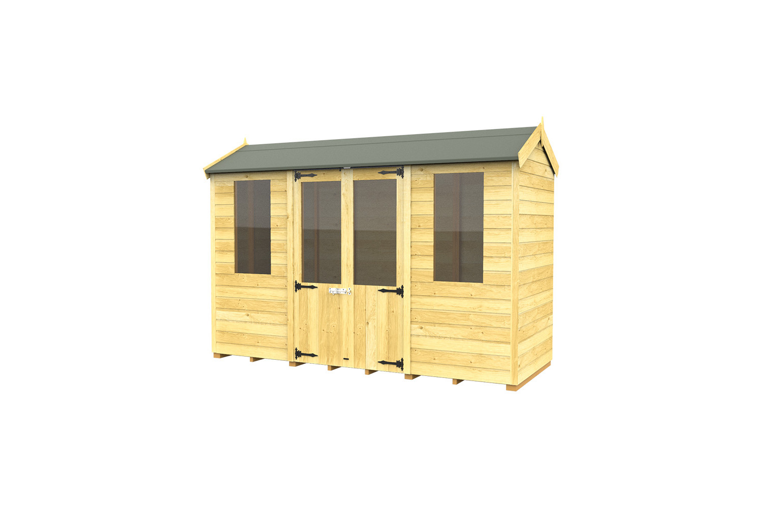 4ft x 10ft Apex Summer House
