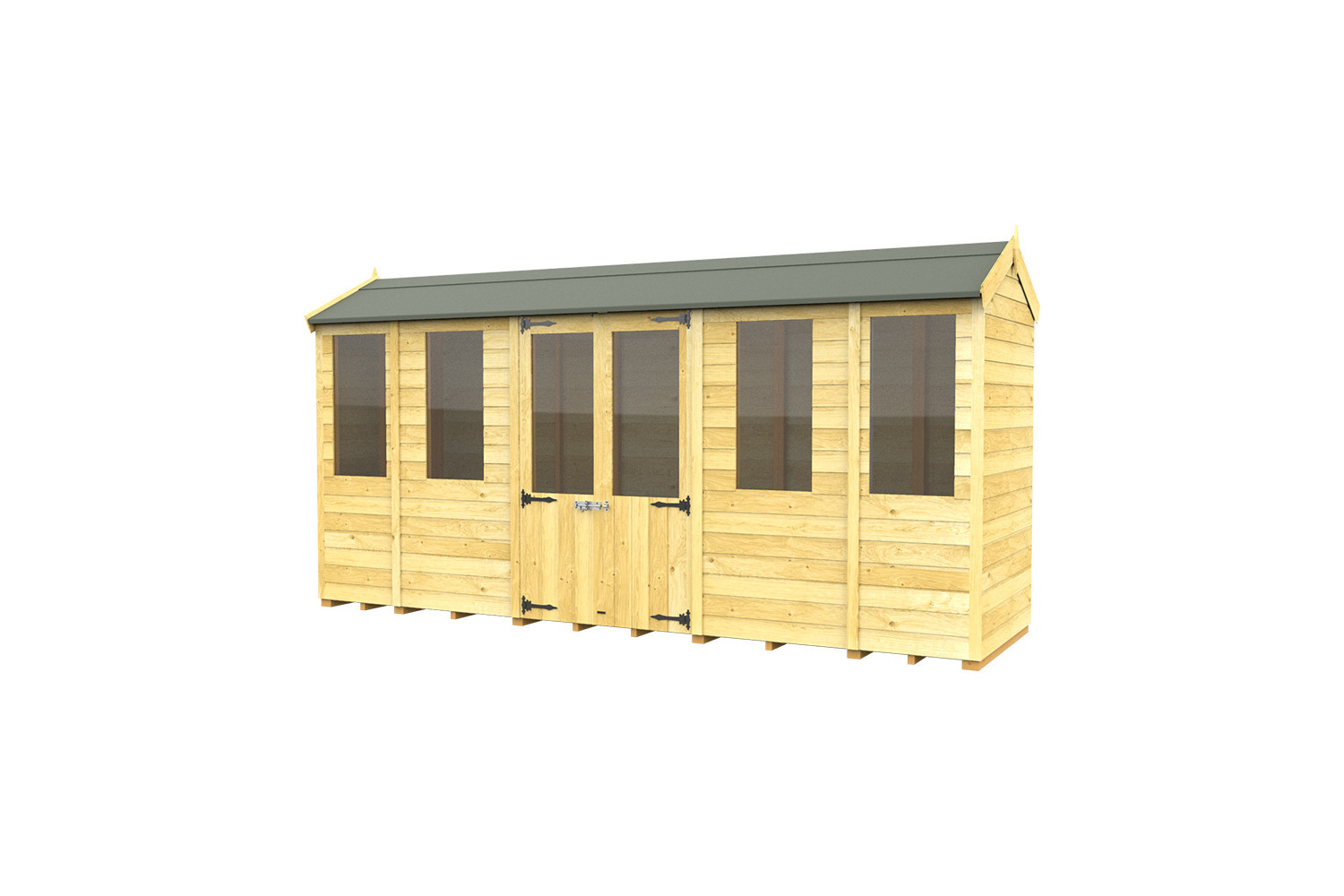 4ft x 14ft Apex Summer House