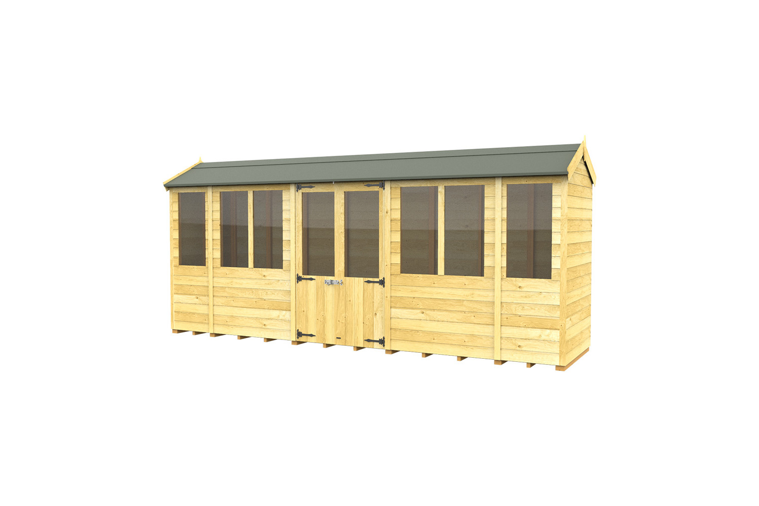 4ft x 16ft Apex Summer House