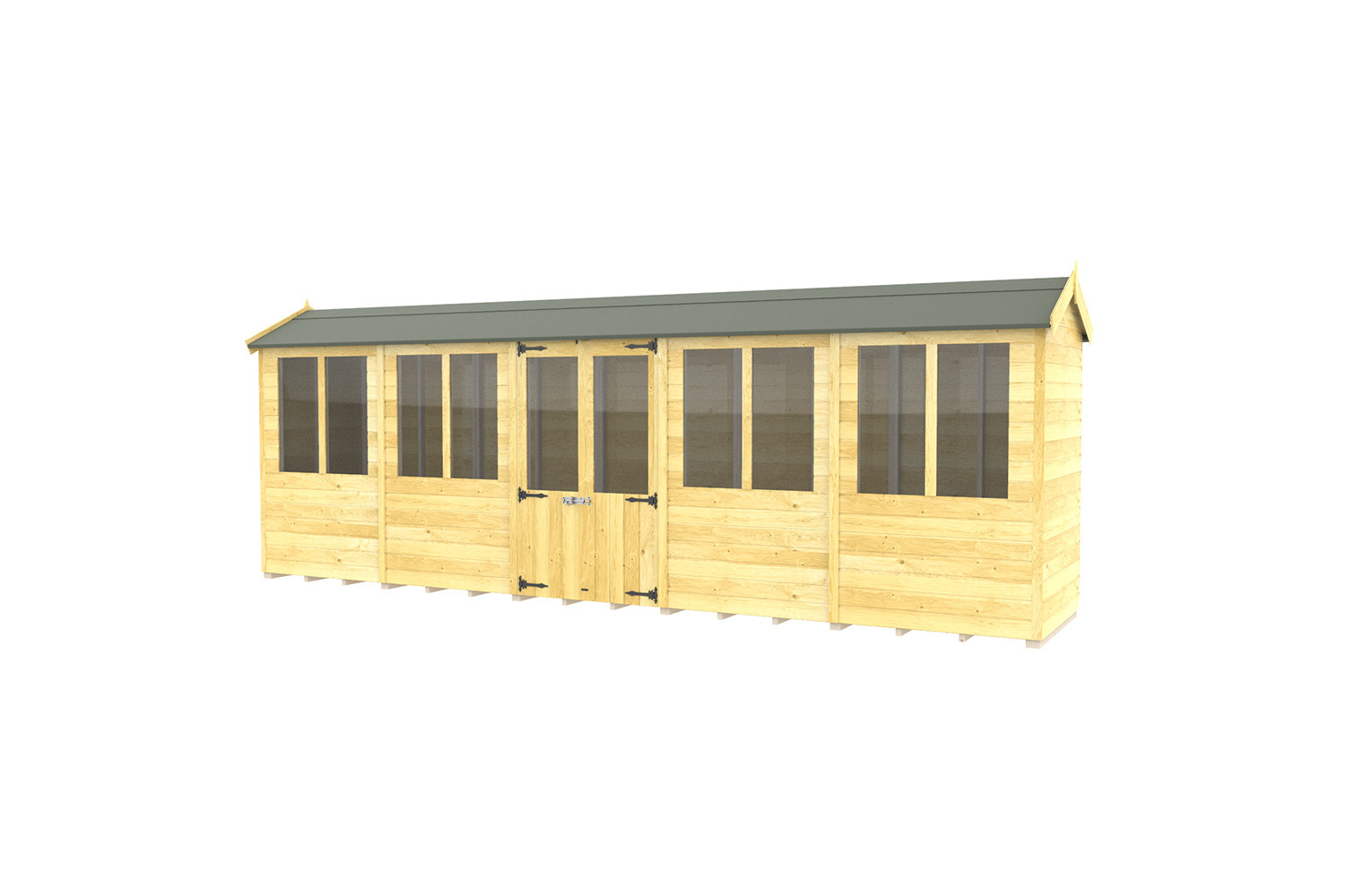 4ft x 20ft Apex Summer House