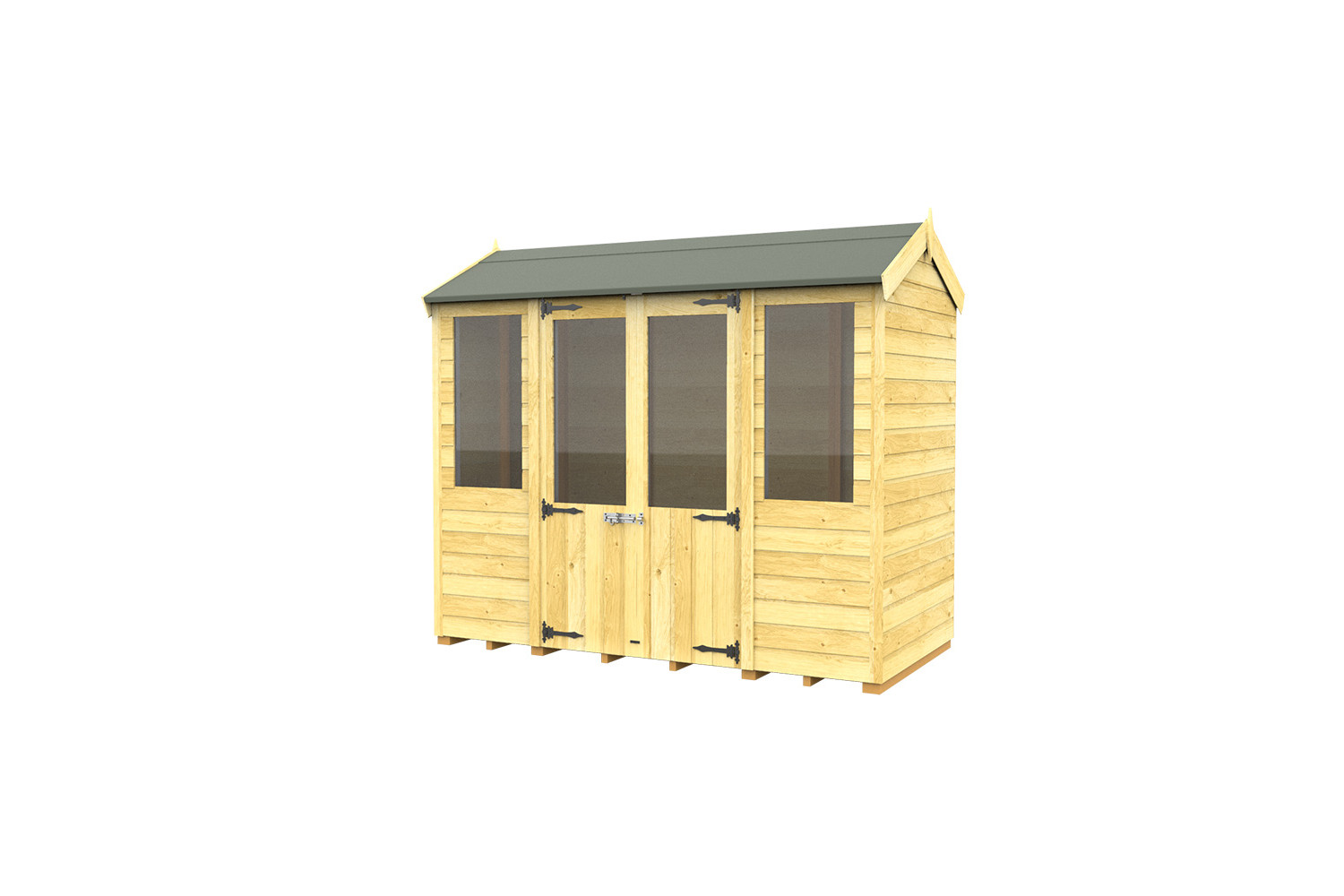4ft x 8ft Apex Summer House