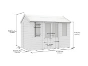 6ft x 10ft Apex Summer House