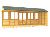 6ft x 18ft Apex Summer House