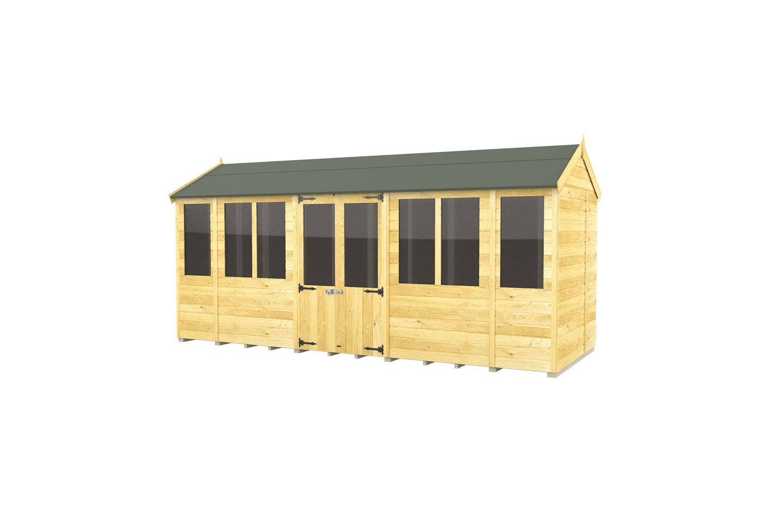 8ft x 16ft Apex Summer House