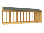 7ft x 20ft Apex Summer House (Full Height Window)