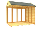 8ft x 8ft Apex Summer House (Full Height Window)