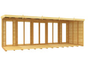 18ft x 6ft Pent Summer House (Full Height Window)