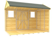 7ft x 10ft Apex Summer Shed