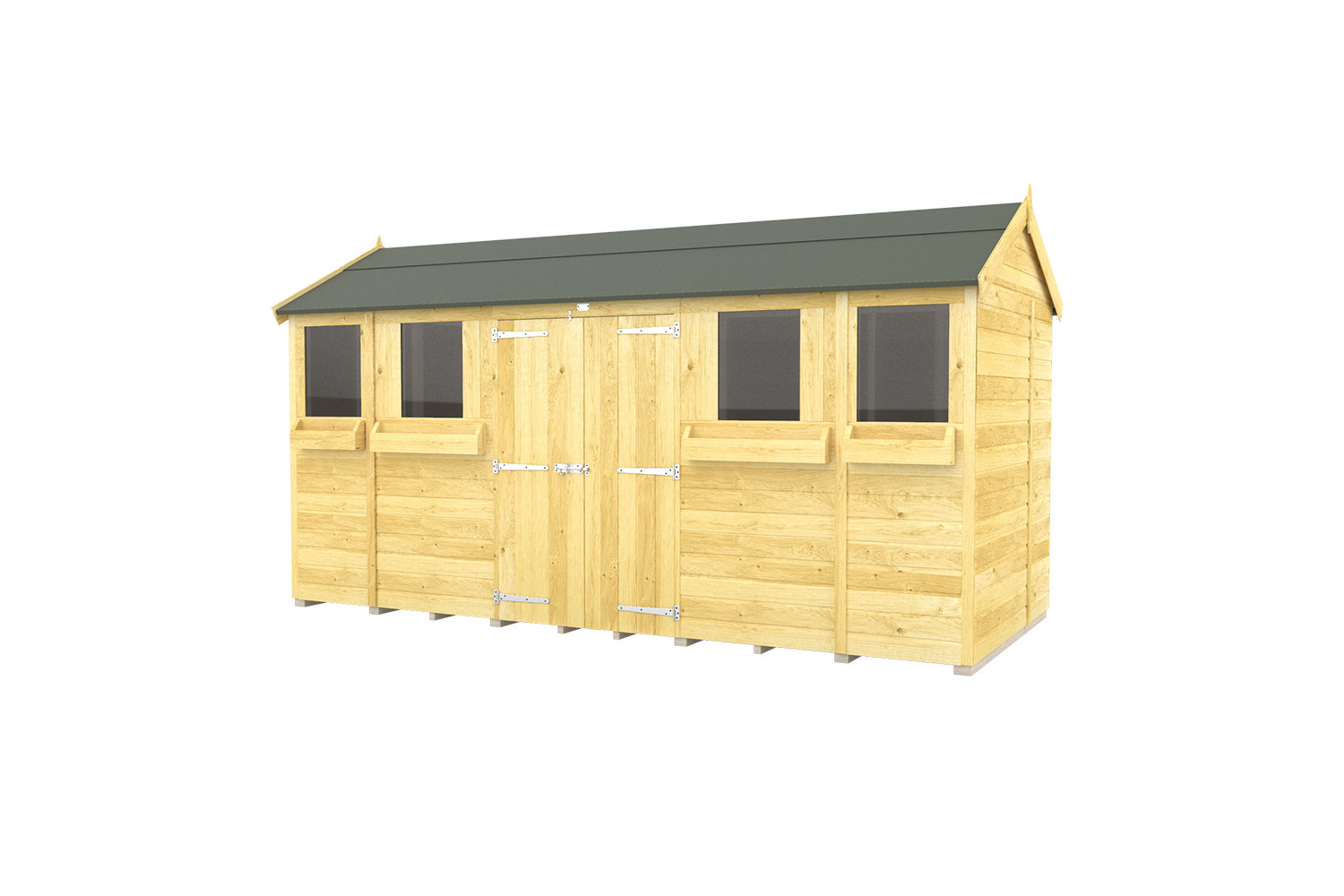 8ft x 14ft Apex Summer Shed