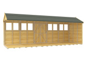 8ft x 20ft Apex Summer Shed